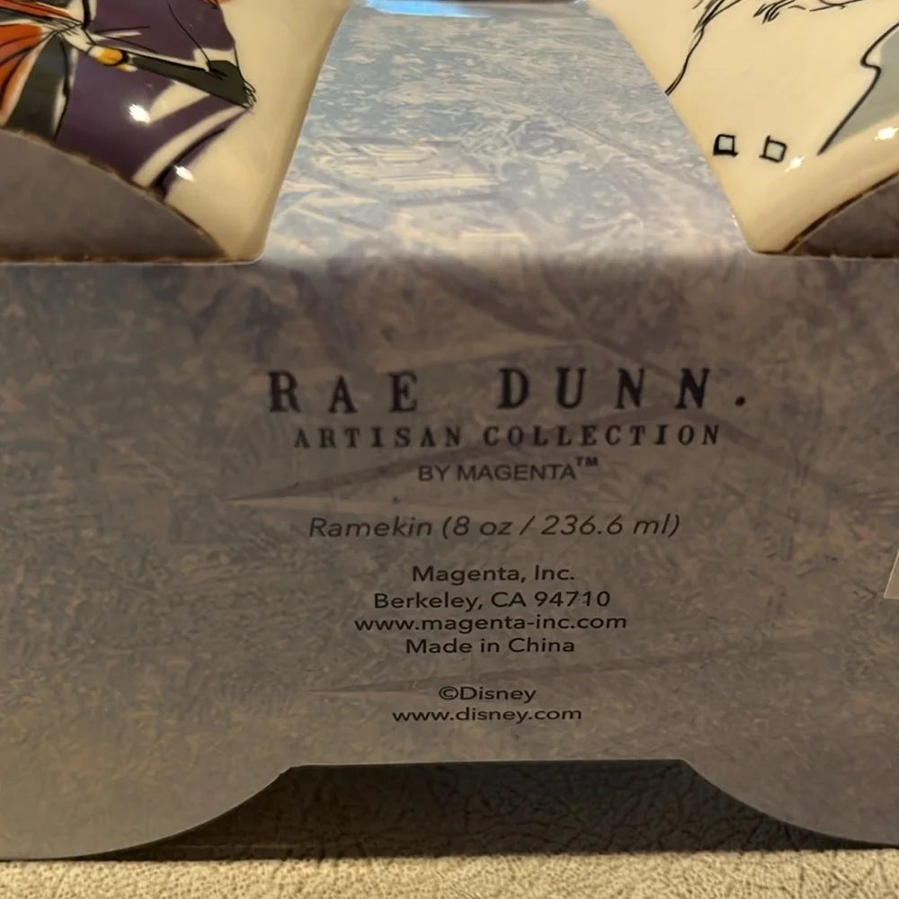 Rae  dunn x Disney frozen set of four ramekins brand new